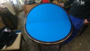 restauración mesa de juego