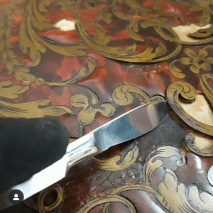 PROCESO DE RESTAURACION DE MARQUETERIA