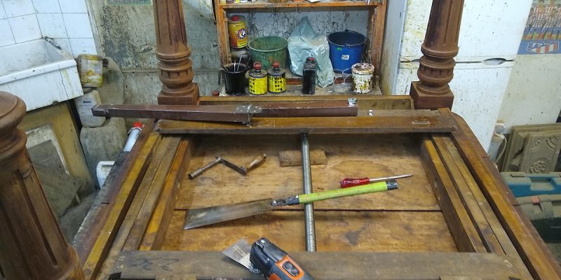 Restauración Mesa Comedor antigua