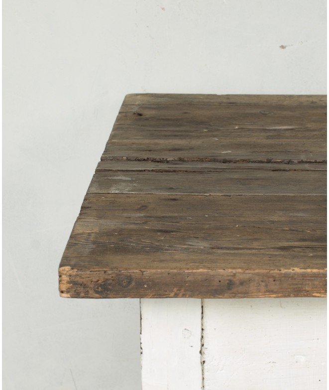 mesa de trabajo pino viejo