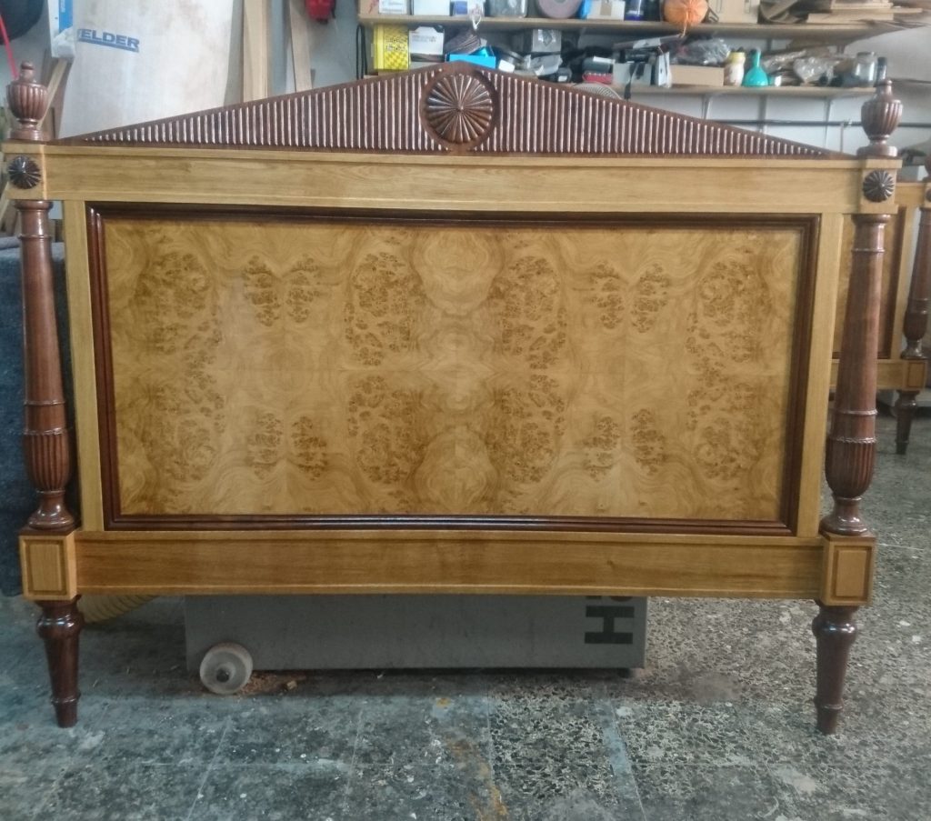 cabecero de cama estilo neo clasico