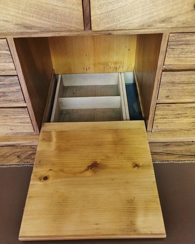 Cajon Secreto Escritorio Biedermeier