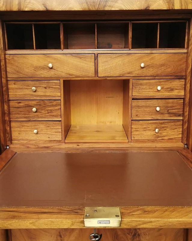 Restauracion cajones Escritorio Biedermeier