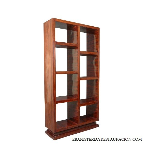 estanteria en madera de nogal americano